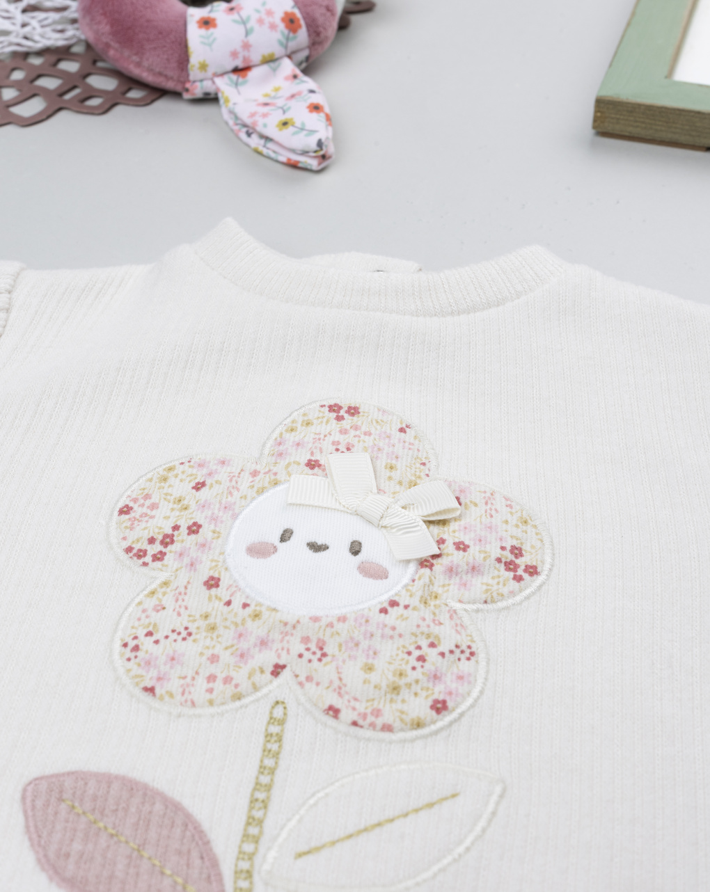 Completo due pezzi neonata margherita