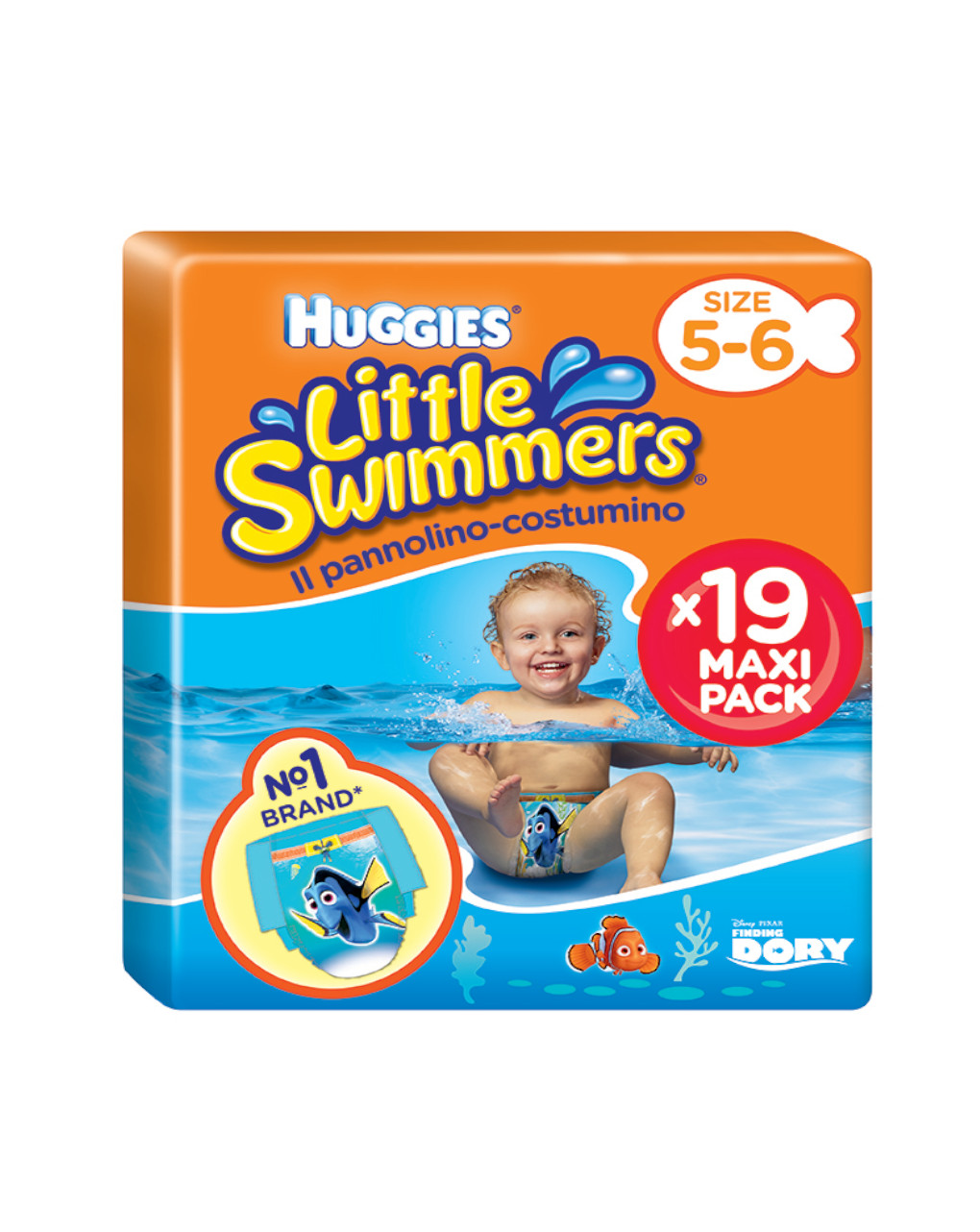 Huggies - pannolino-costumino little swimmers tg. 5-6 (11 pz)