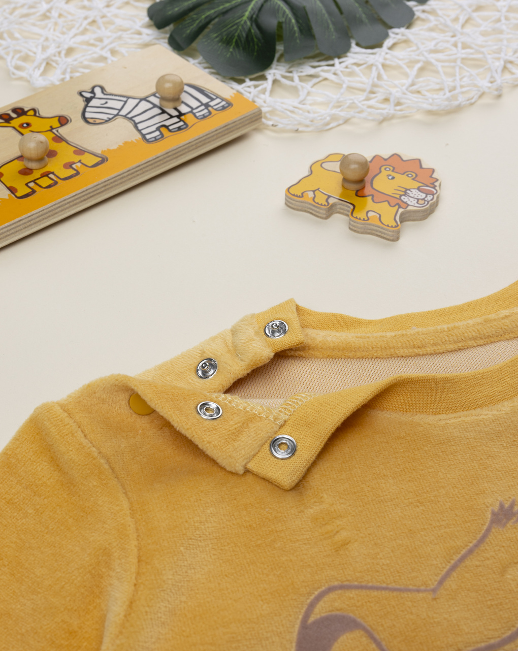 Pigiama bimbo re leone ciniglia