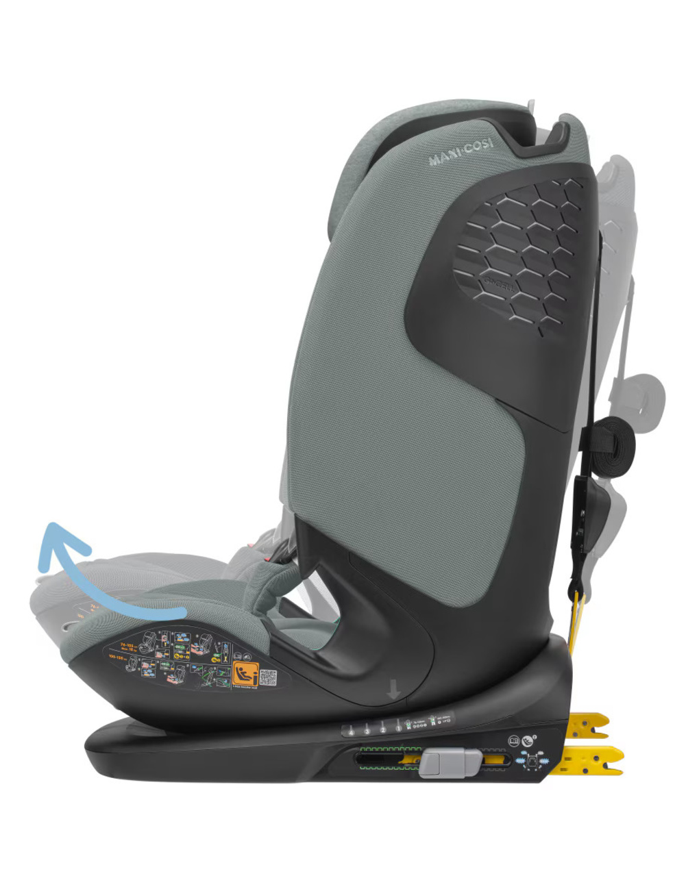 Seggiolino auto titan pro i-size authentic grey - maxi cosi