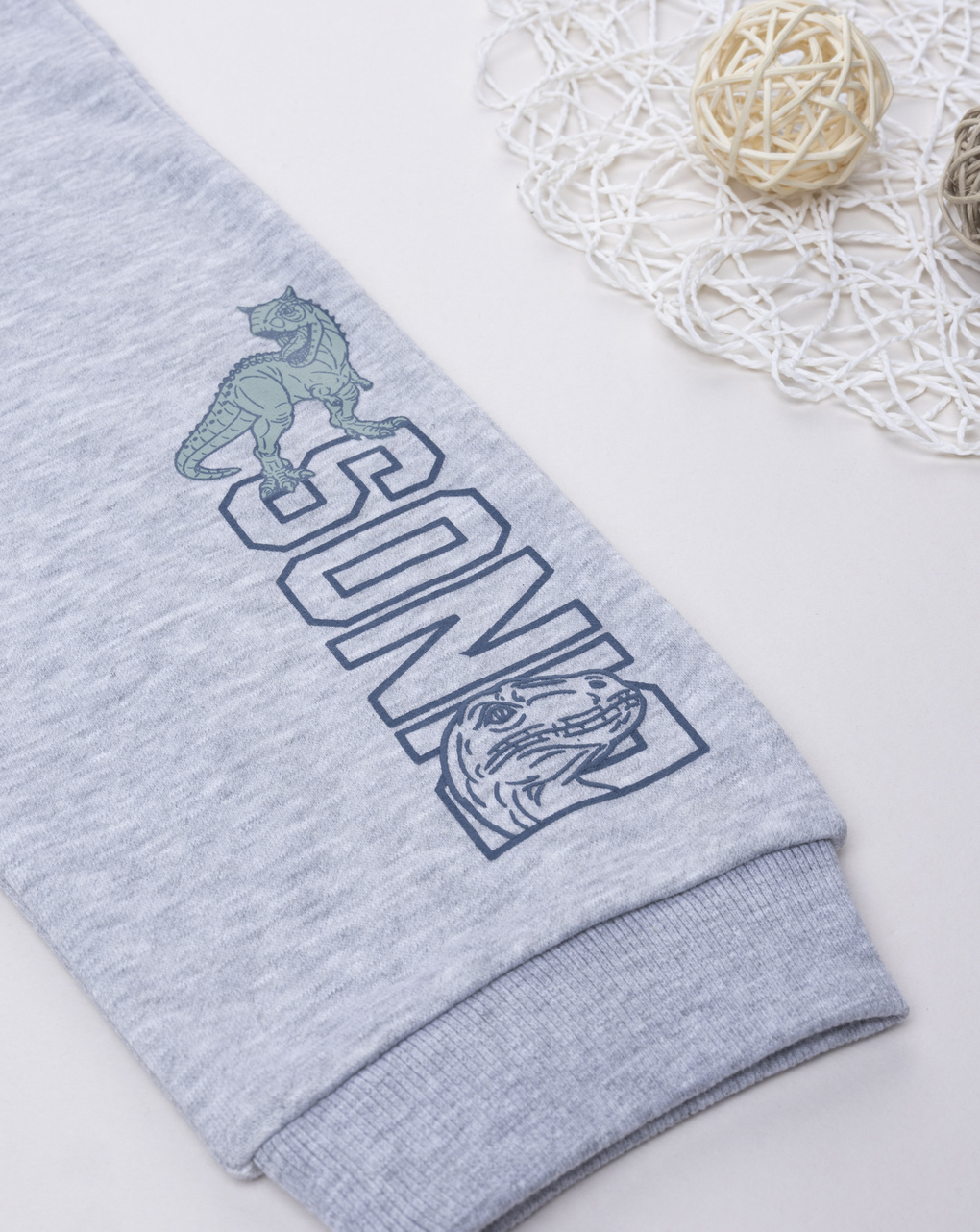 Pantalone bambino grigio "dinos"