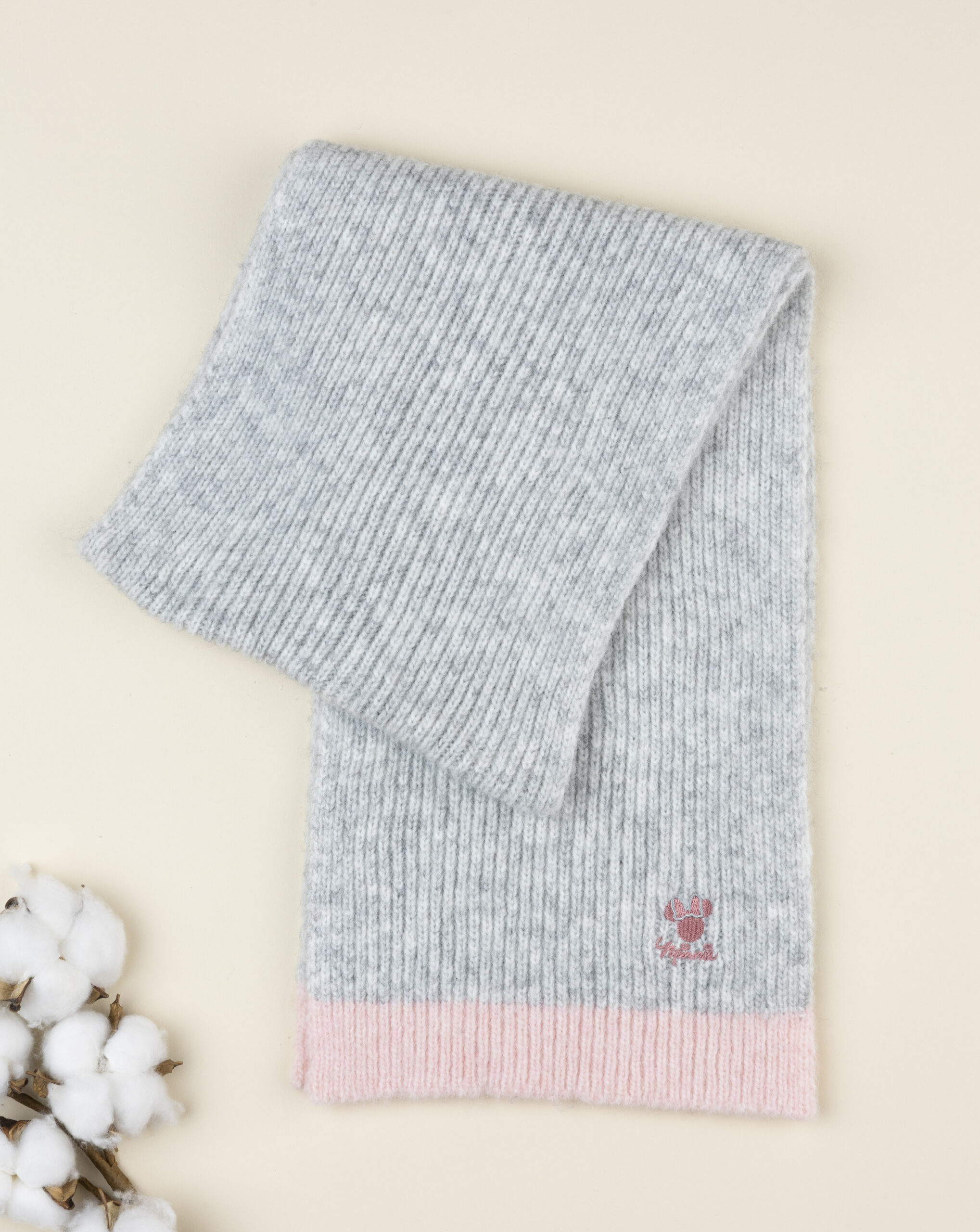 Sciarpa bimba grigia minnie