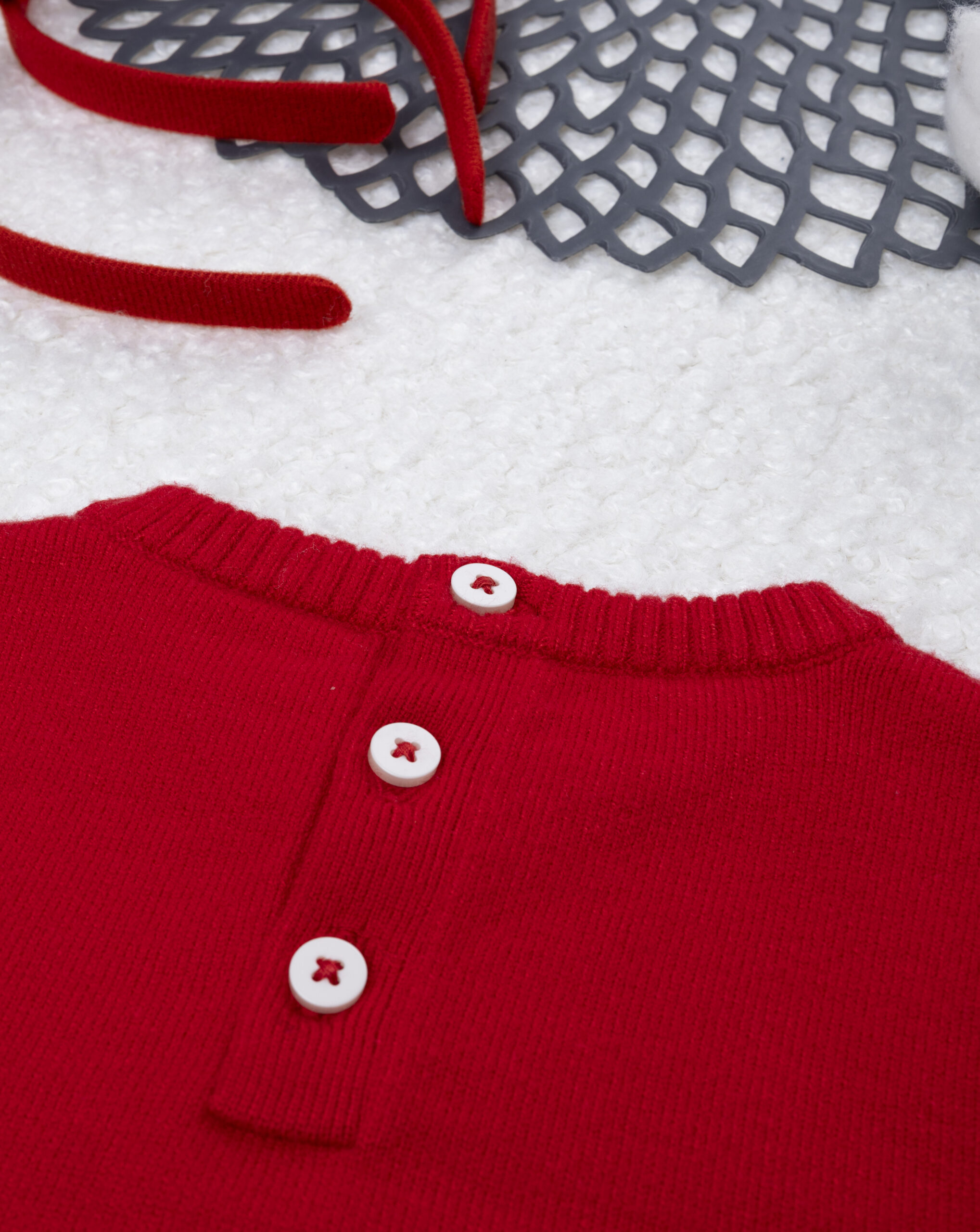 Maglia bimbo rossa mickey natale