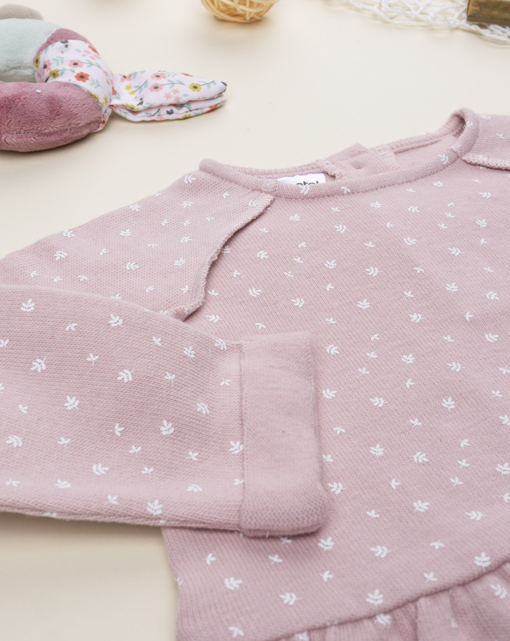 Maglia bimba rosa cuori allover