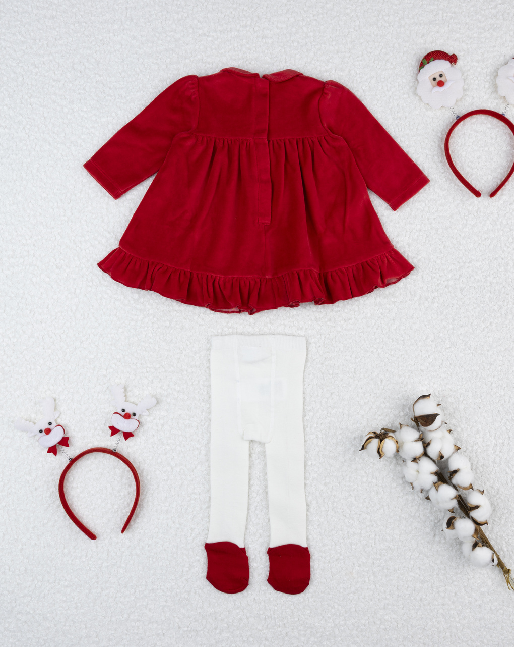 Completo vestito/collant bimba natale