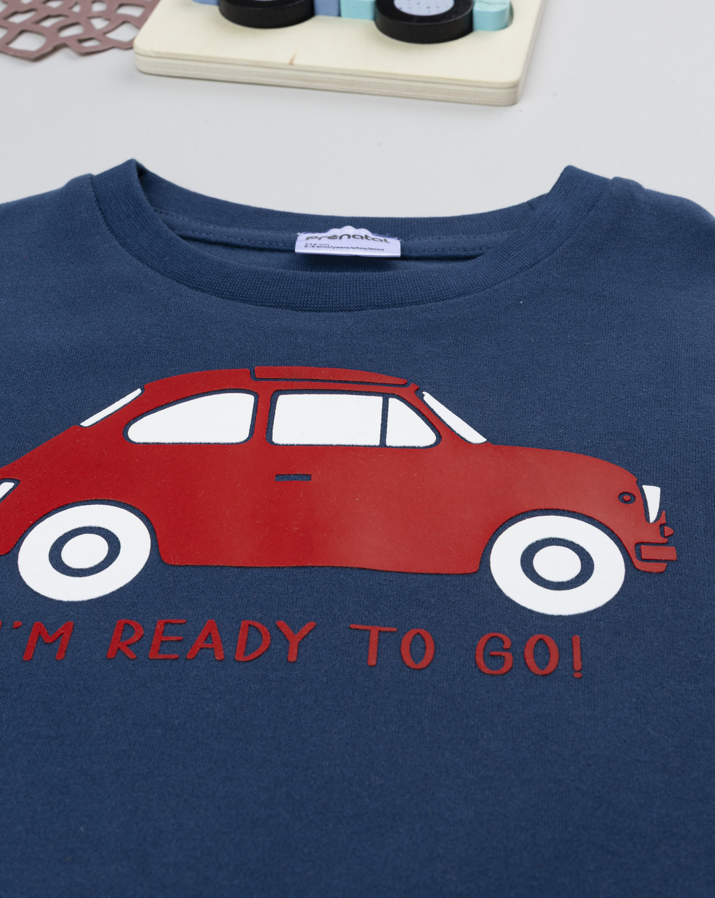 Pigiama bambino macchine blu/rosso