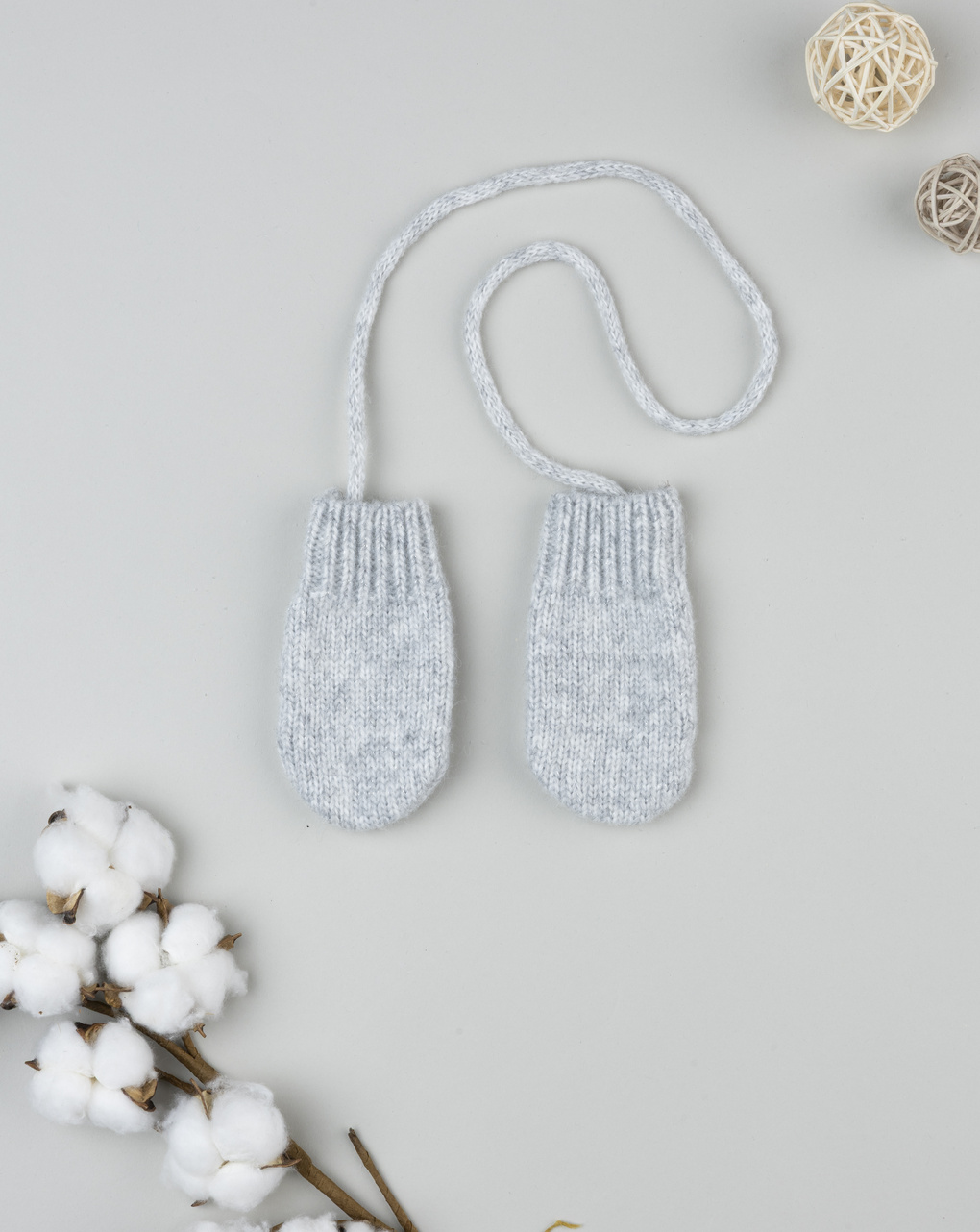 Muffole bimba grigie