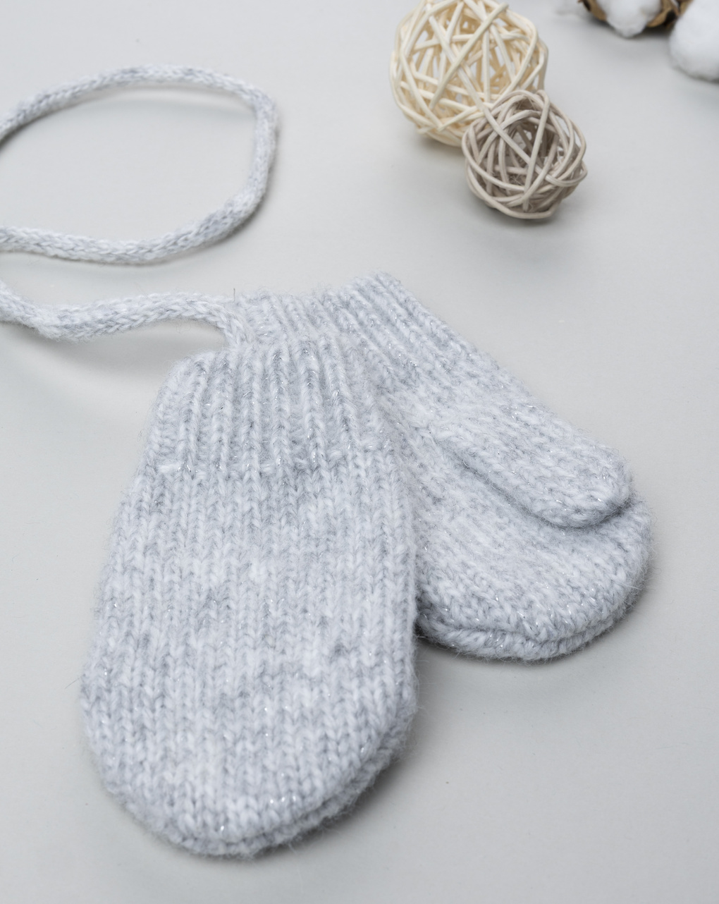 Muffole bimba grigie