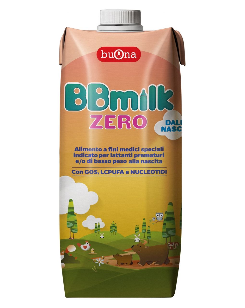 Latte bbmilk zero liquido 500ml - buona