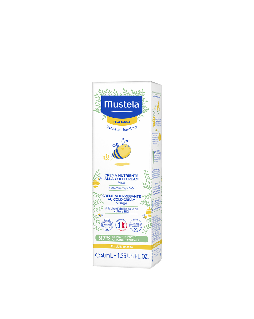 Crema viso nutriente alla cold cream - mustela