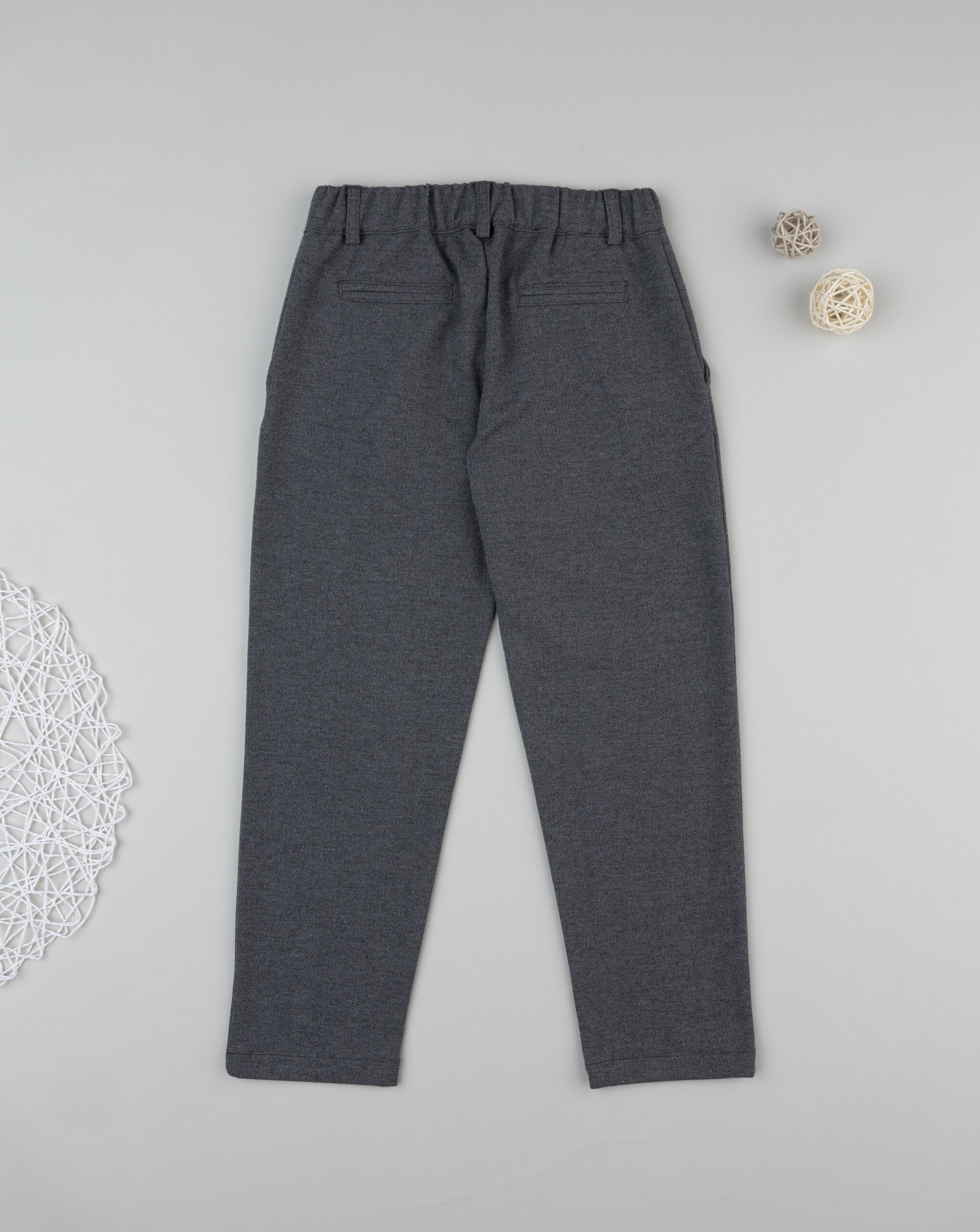 Pantalone bambino grigio elegant