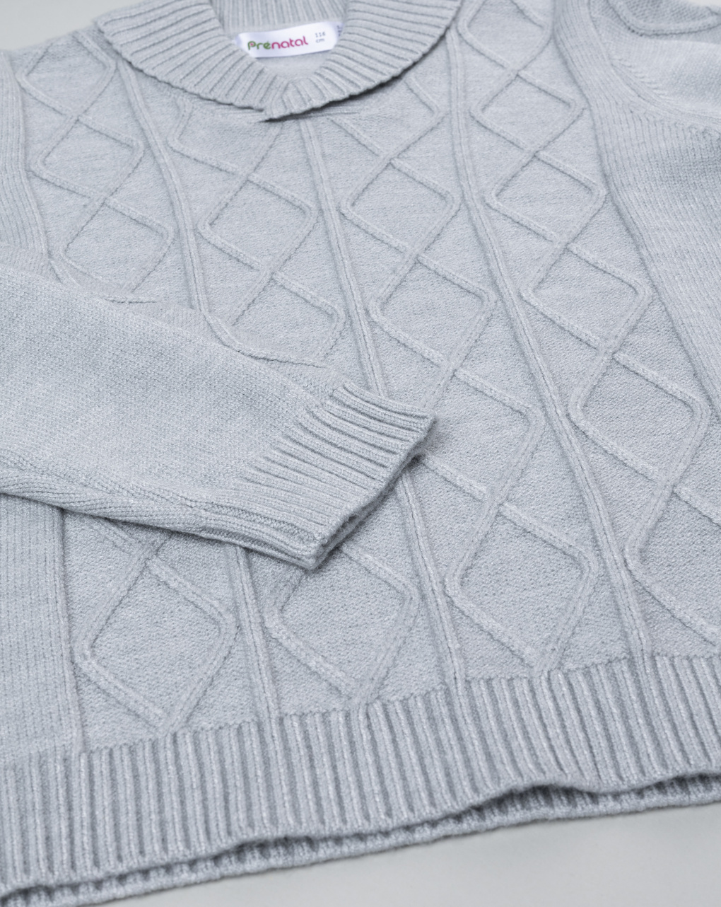 Maglia bimbo grigia tricot