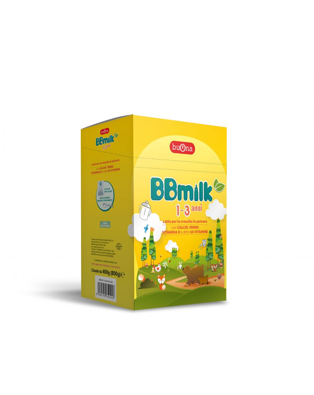 Latte bbmilk 1/3 anni polvere 800g - buona