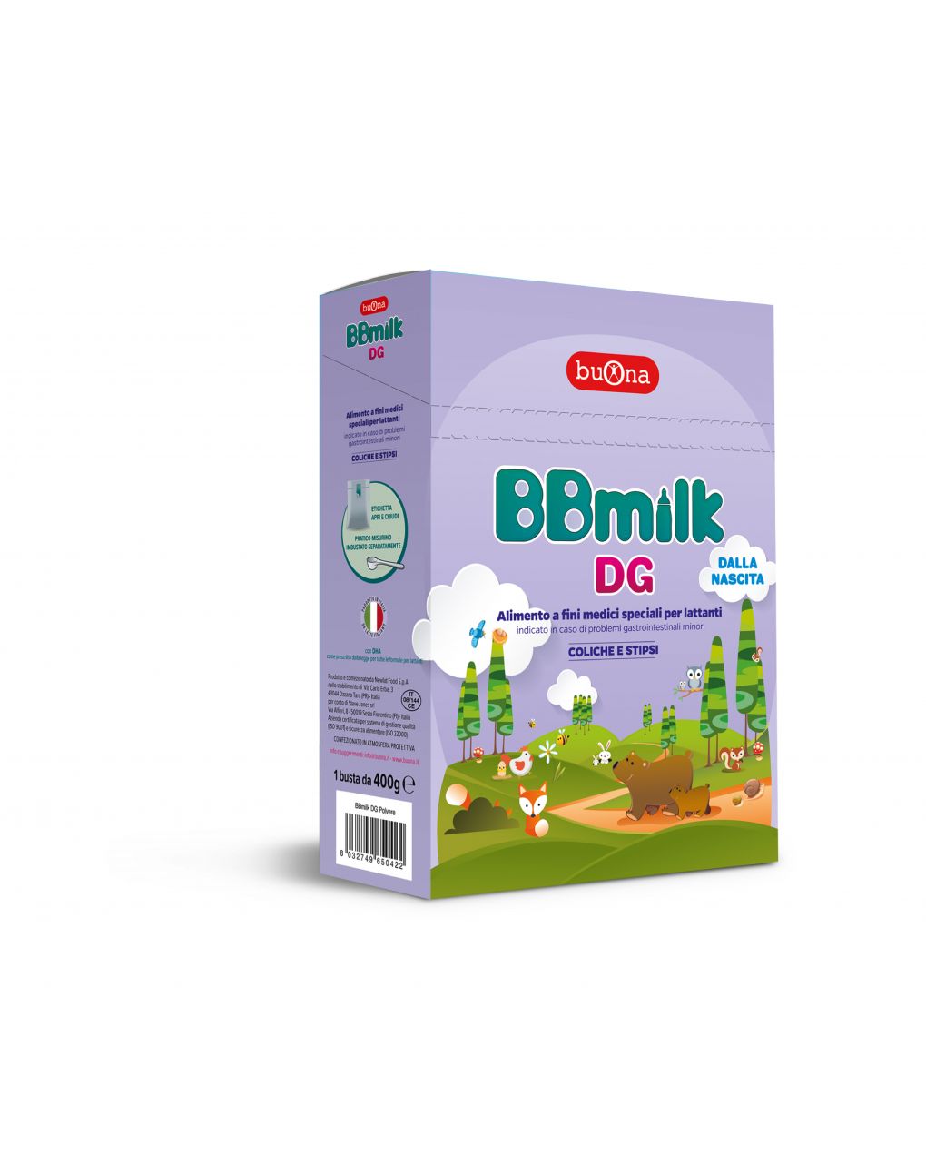 Latte bbmilk dg polvere 400g - buona
