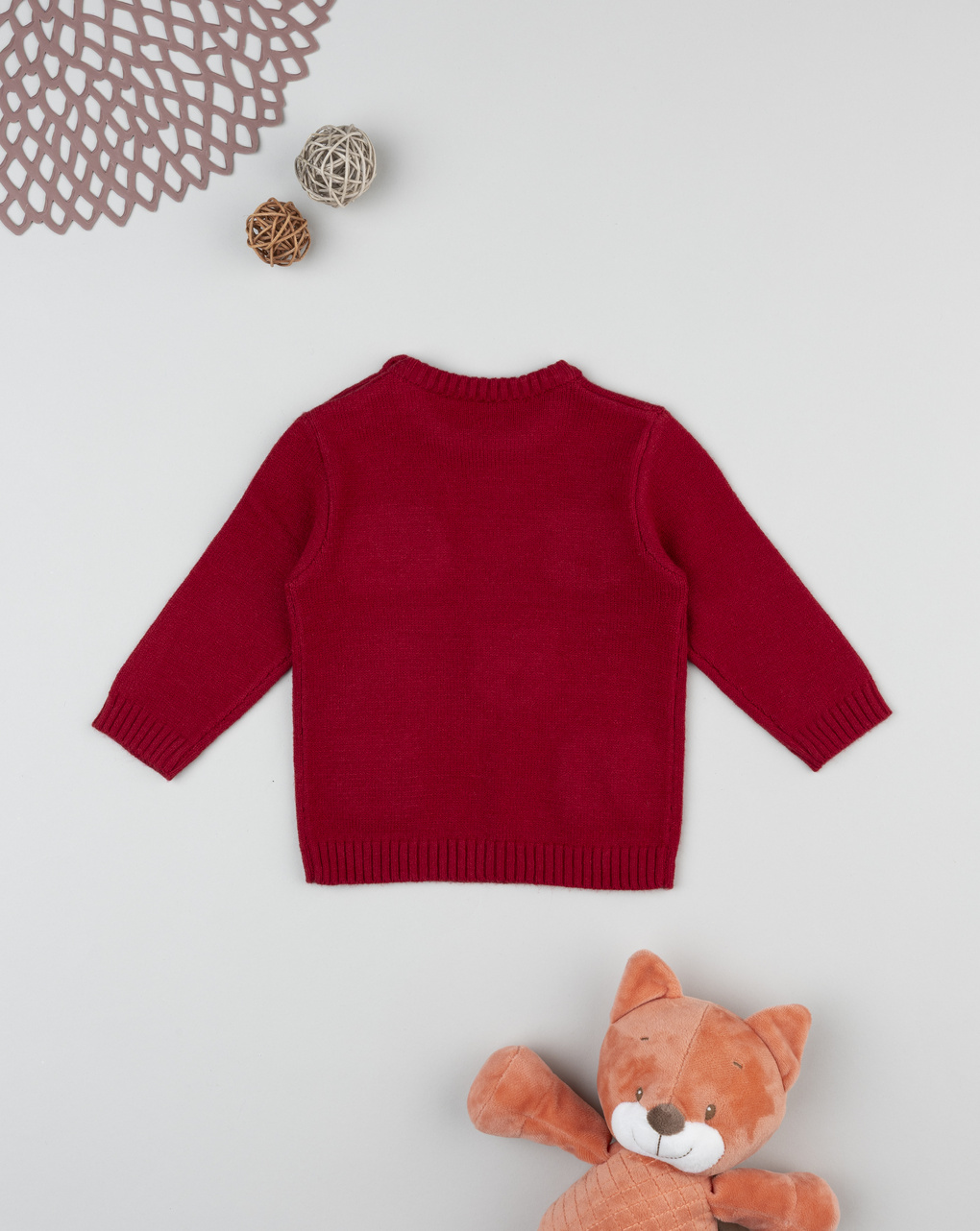 Maglia bimbo rossa animali