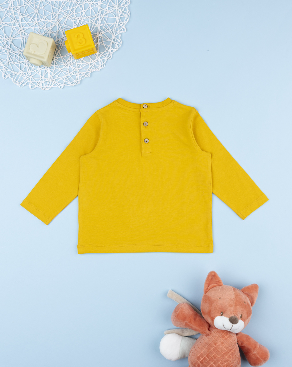 T-shirt bimbo gialla "beary"