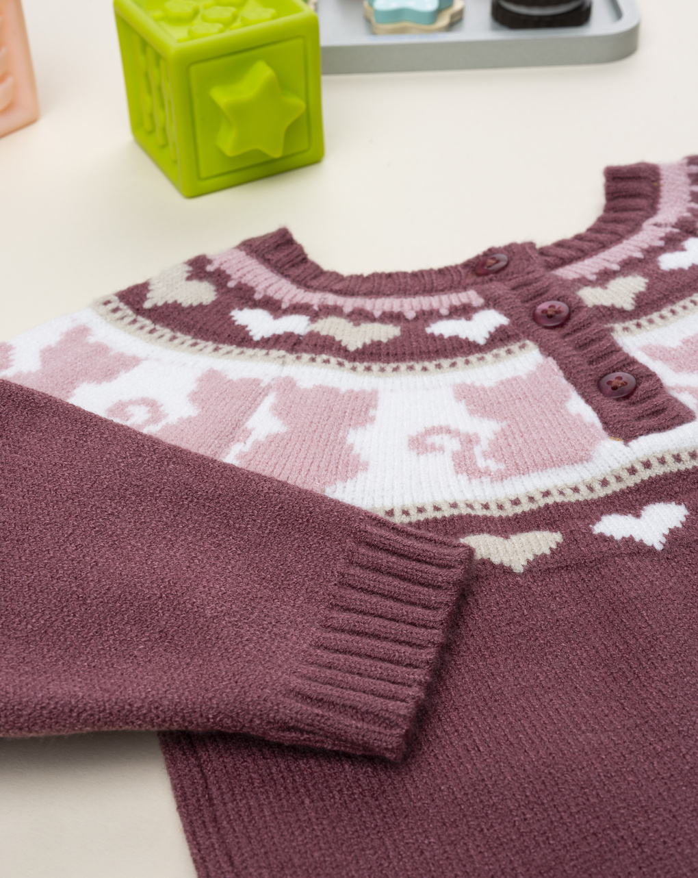 Maglia bimba rosa gattini