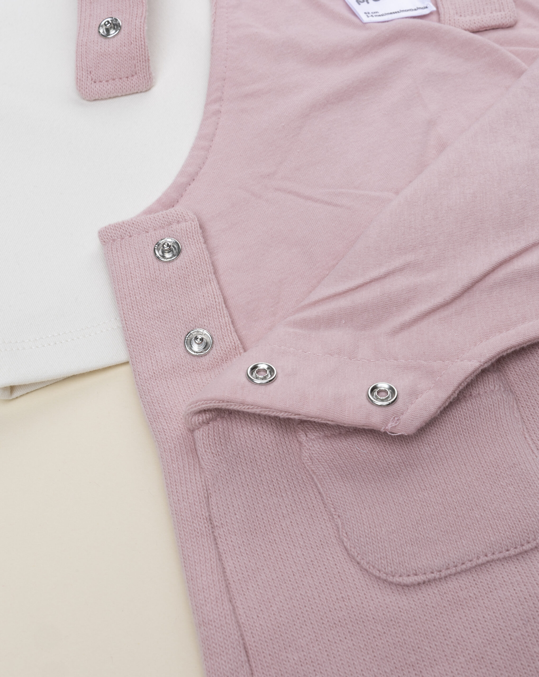 Completo bimba salopette rosa
