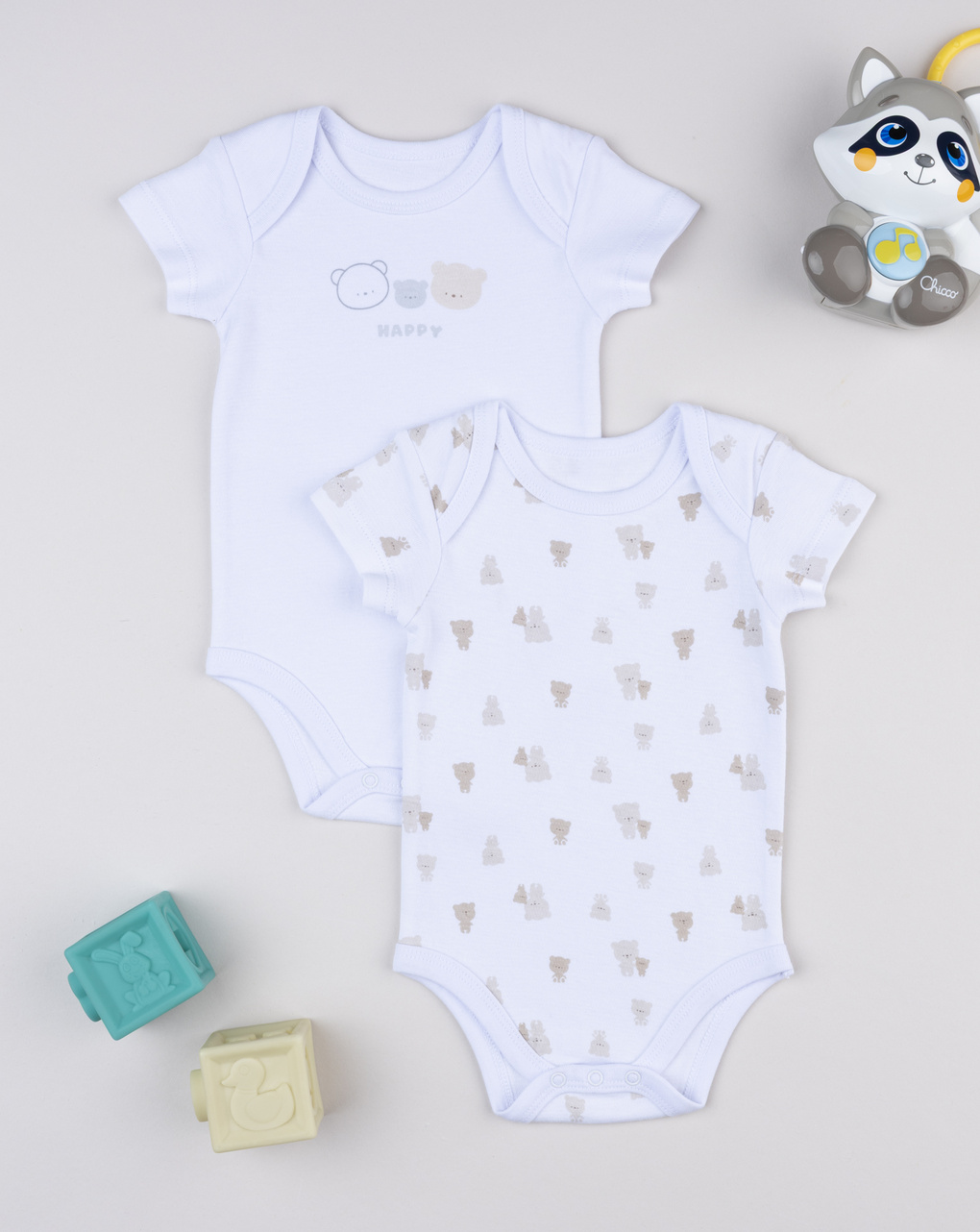 Pack 2 body neonato orsetti