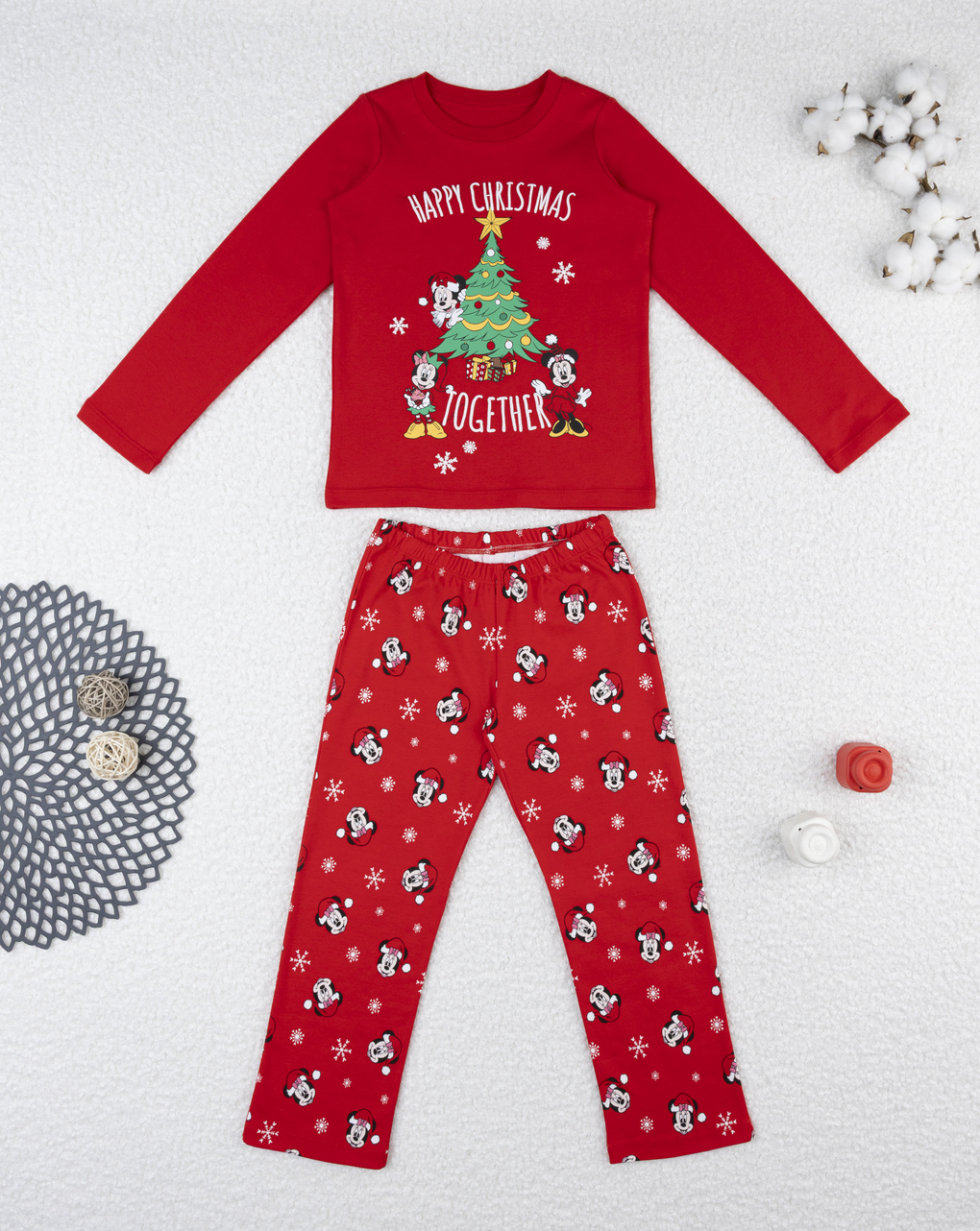 Pigiama bambino mickey - natale