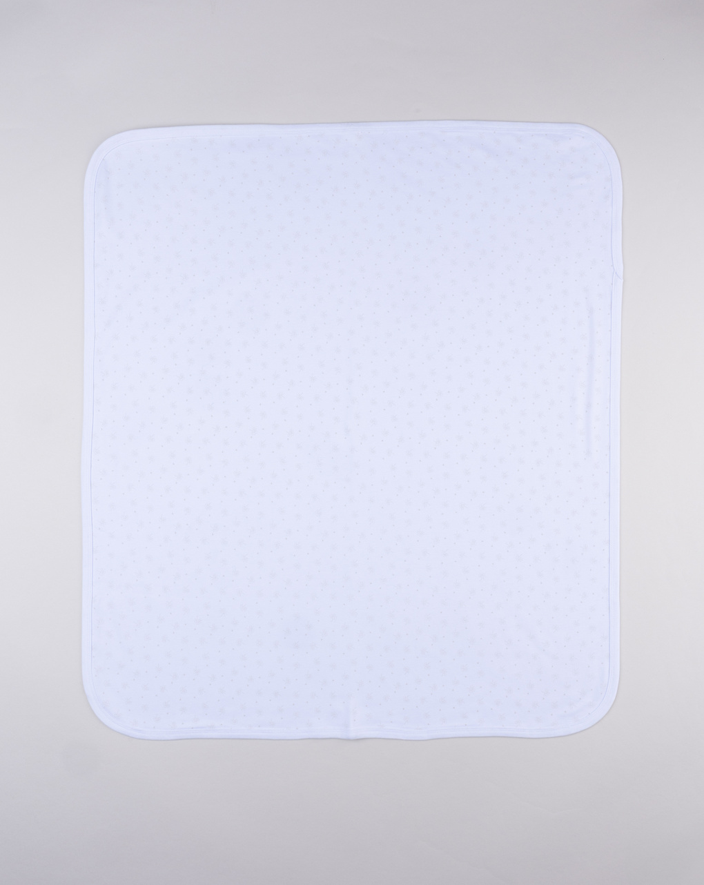 Coperta neonato bianca con allover