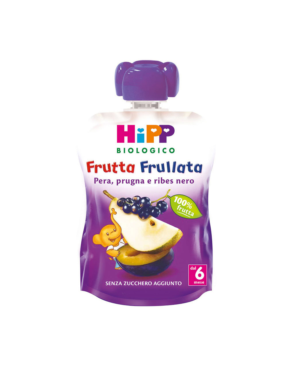Frutta frullata pera prugna ribes 90g - hipp