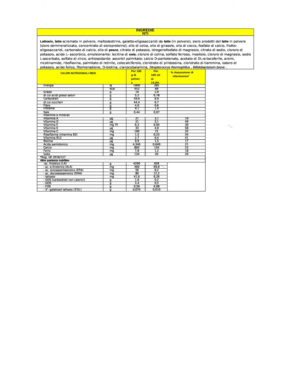 Latte mellin 3 polvere 1200g - mellin