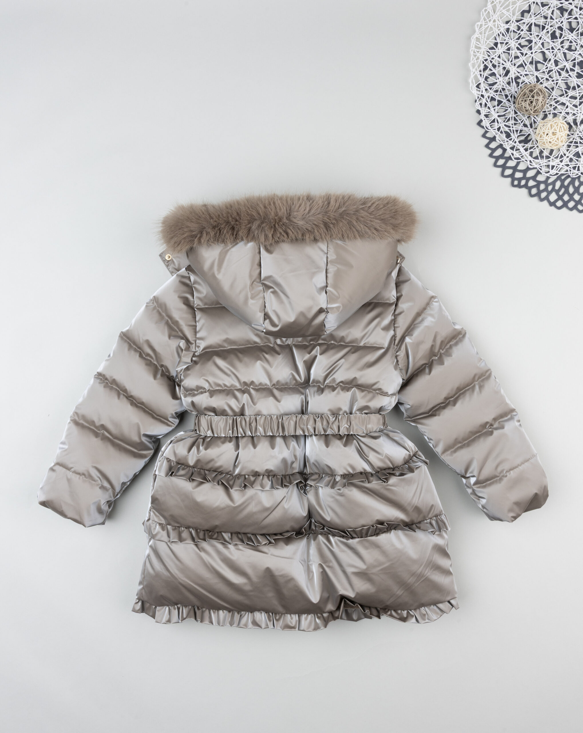 Cappotto pulka bimba marrone