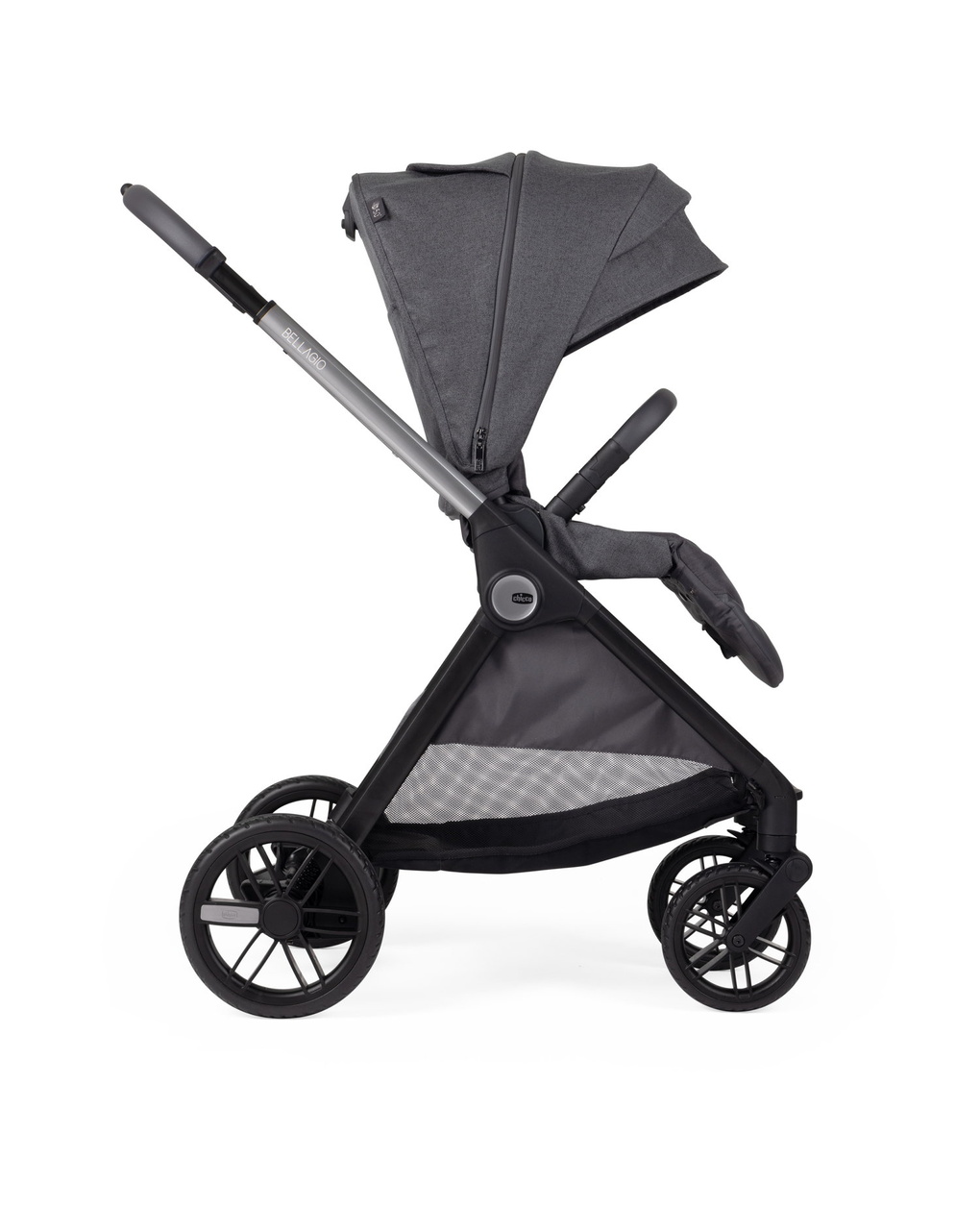 Passeggino bellagio black satin - chicco