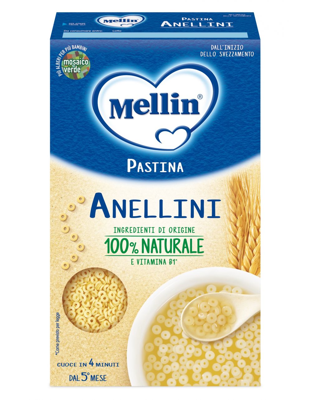 Pastina anellini 320g - mellin