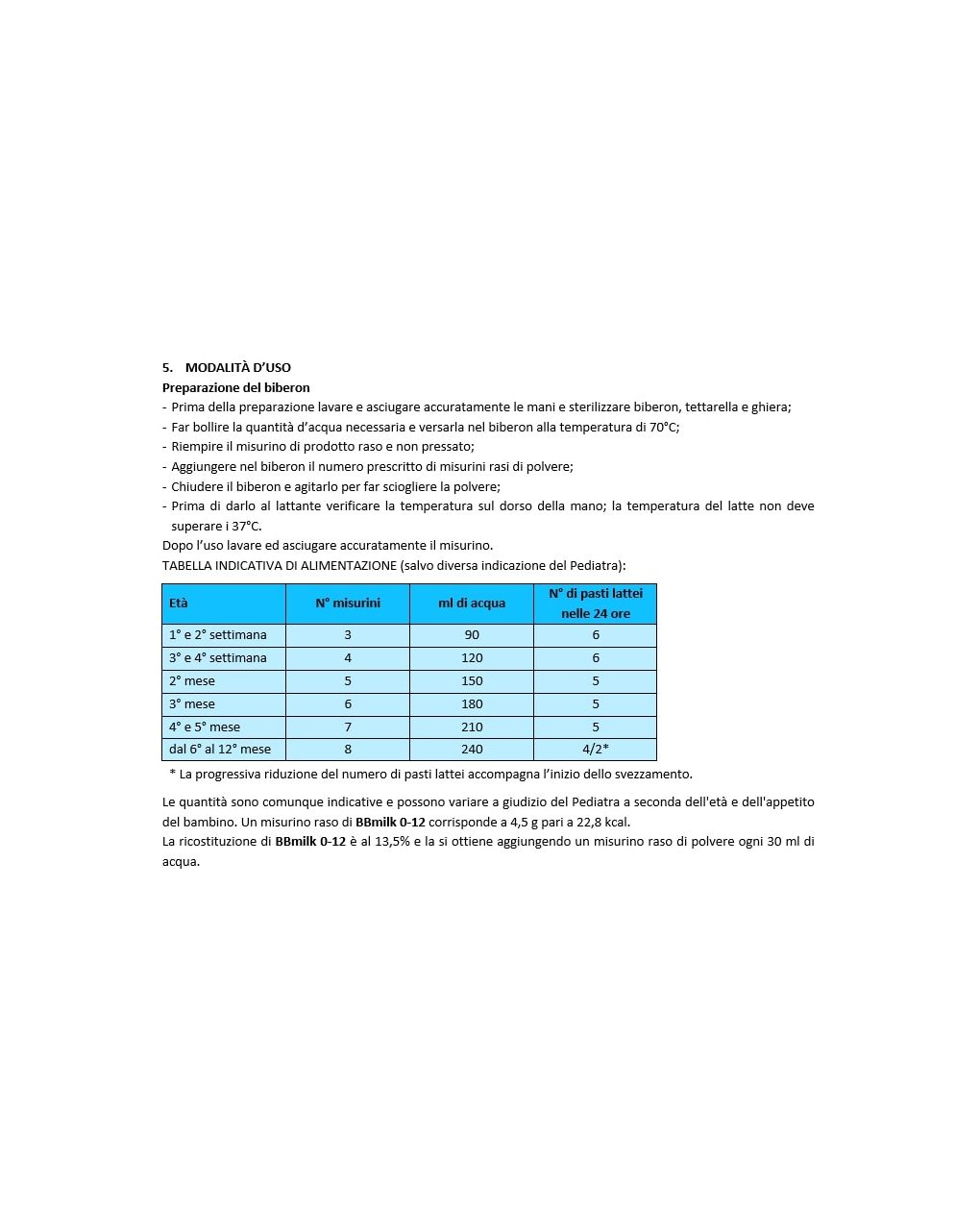 Latte bbmilk 0/12 mesi bio polvere 800g - buona