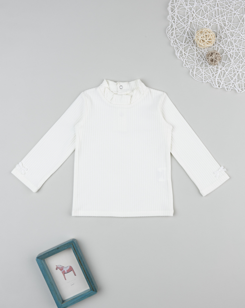 Lupetto bimba bianco