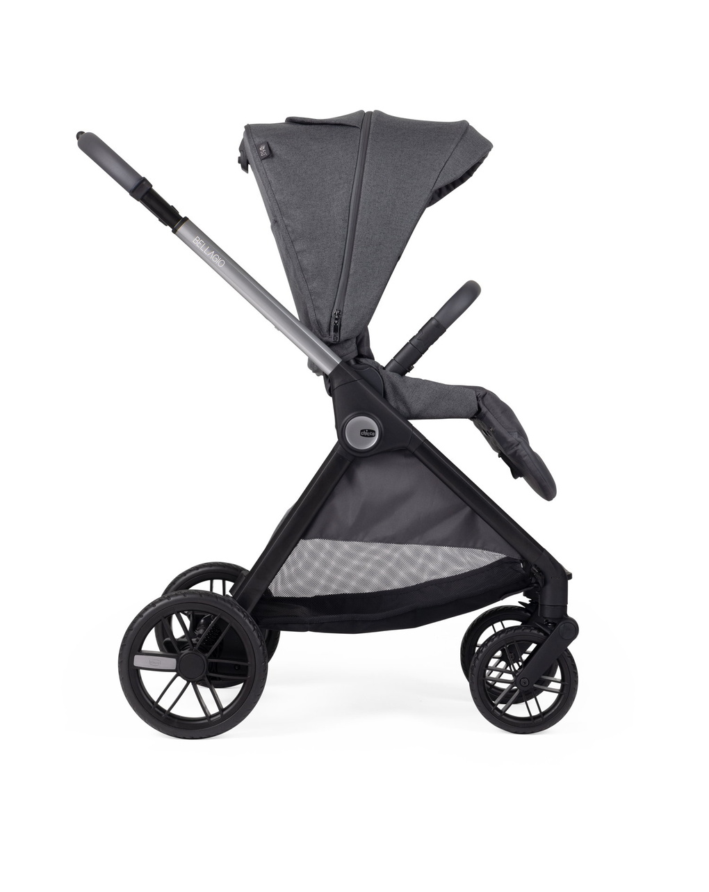 Passeggino bellagio black satin - chicco