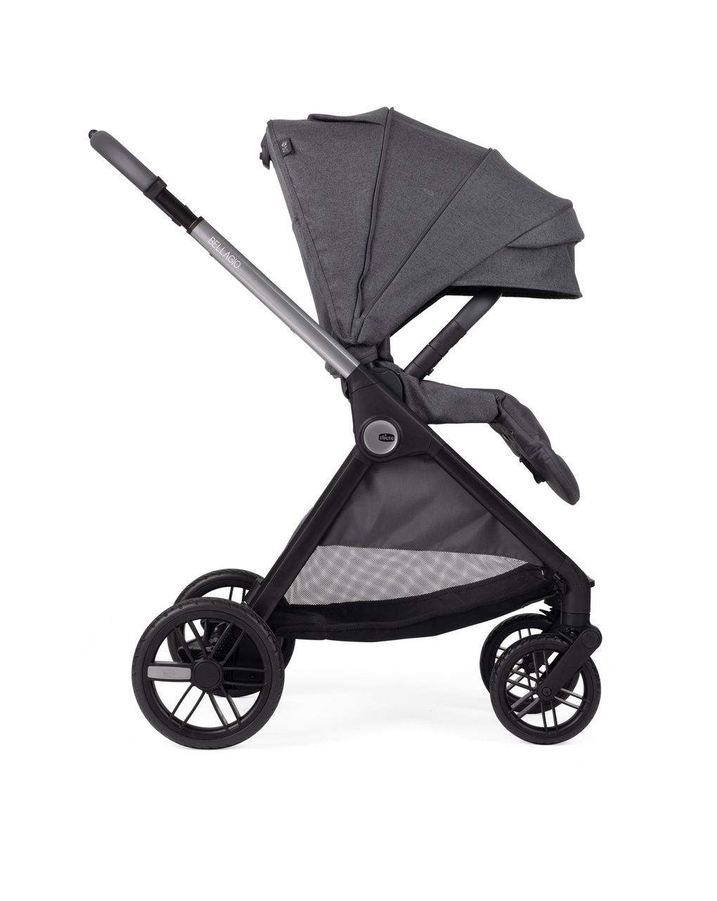 Passeggino bellagio black satin - chicco