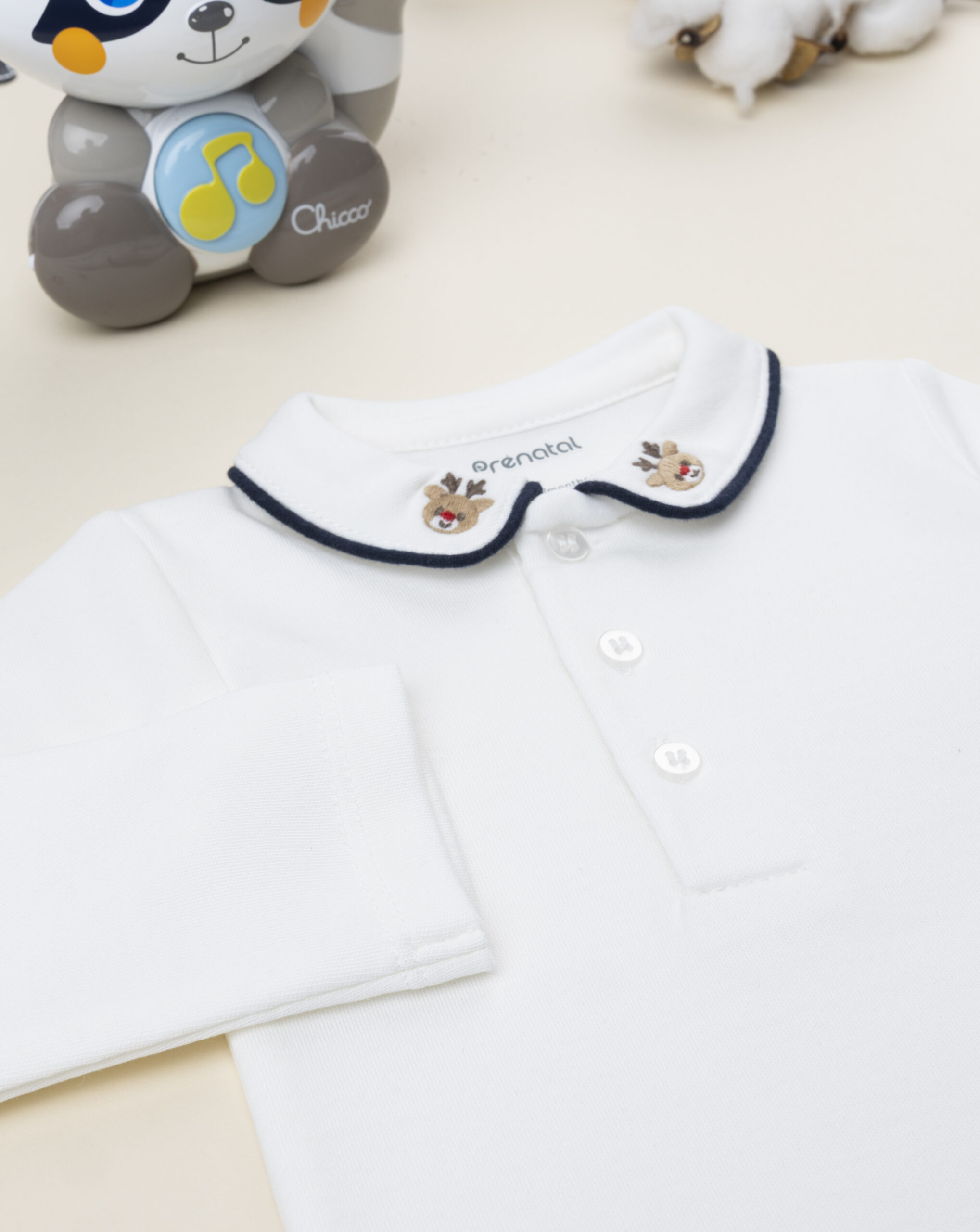 Body bimba bianco natale