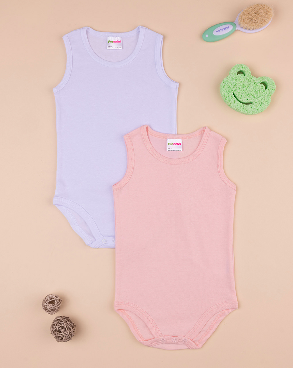 Pack x2 body canotta bimba