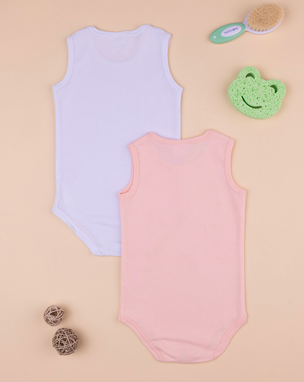 Pack x2 body canotta bimba