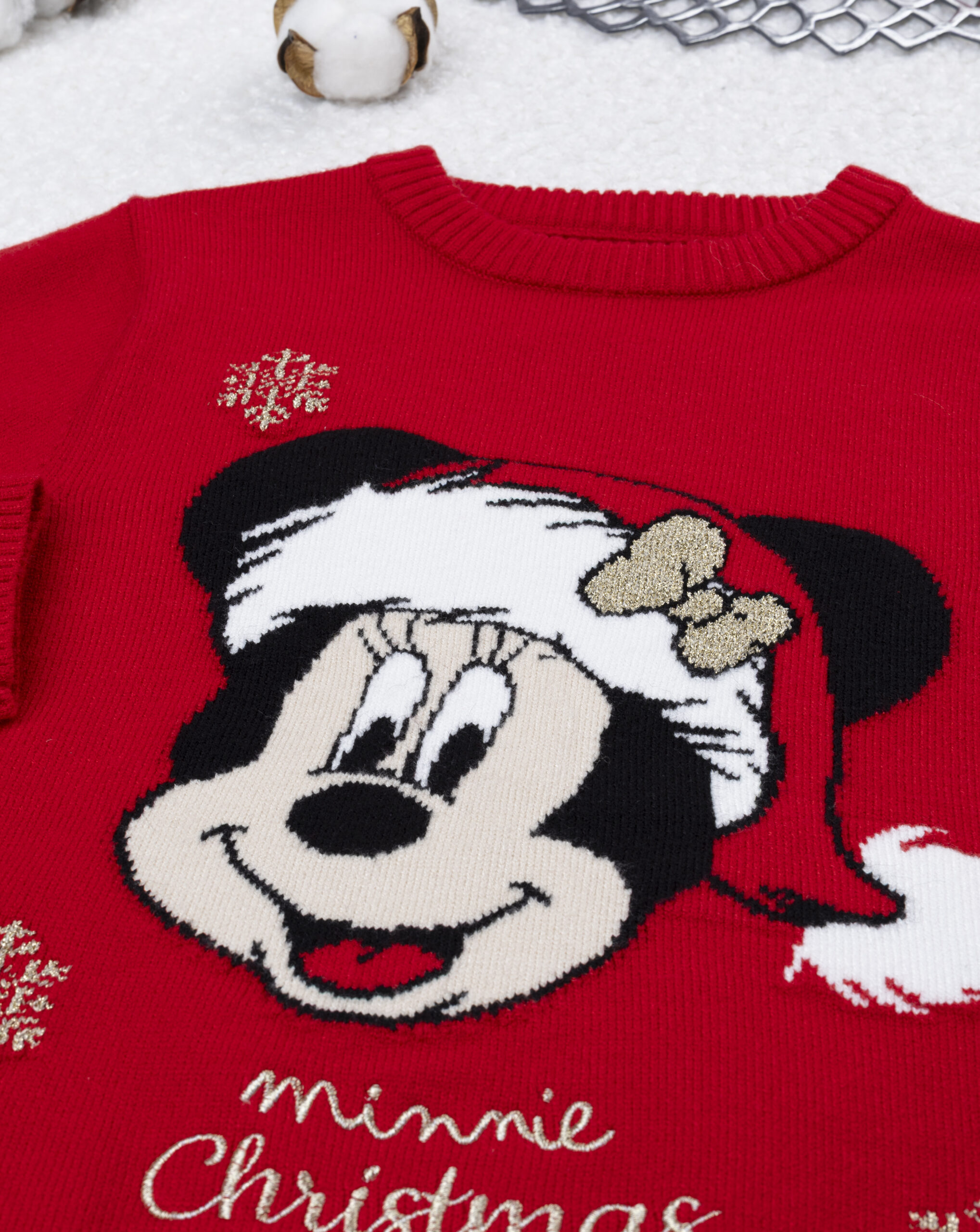 Maglione bimba natale minnie