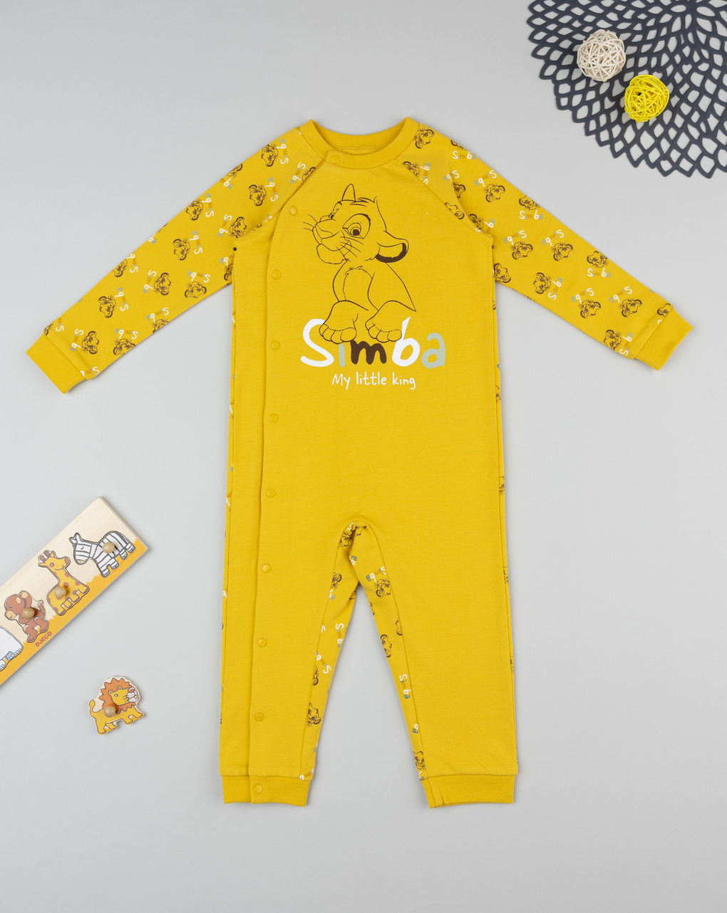 Pigiamone bimbo re leone