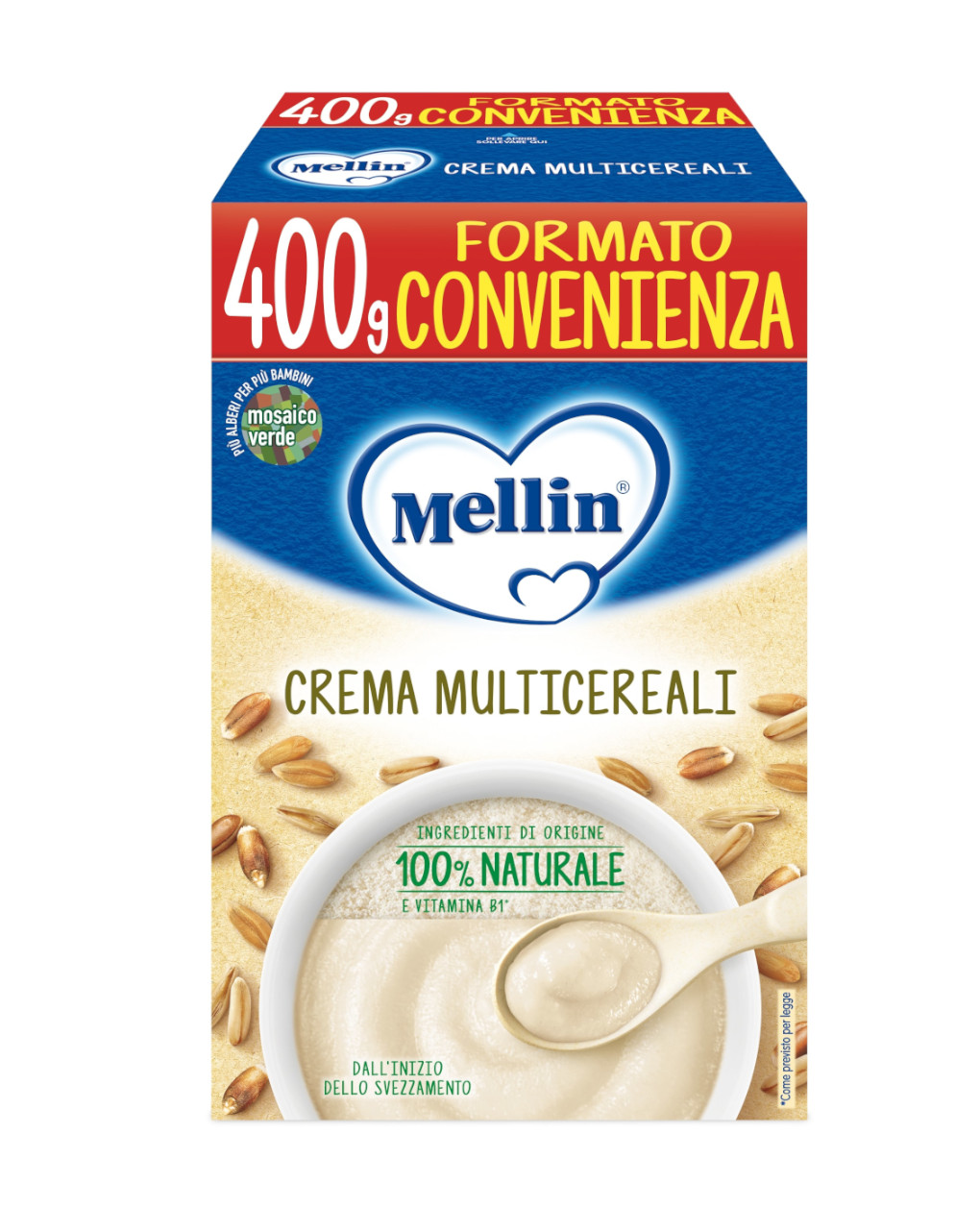 Crema multicereali 400g - mellin