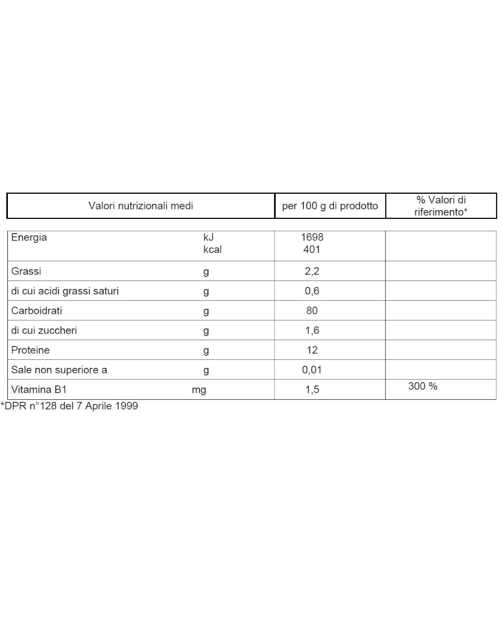 Crema multicereali 400g - mellin