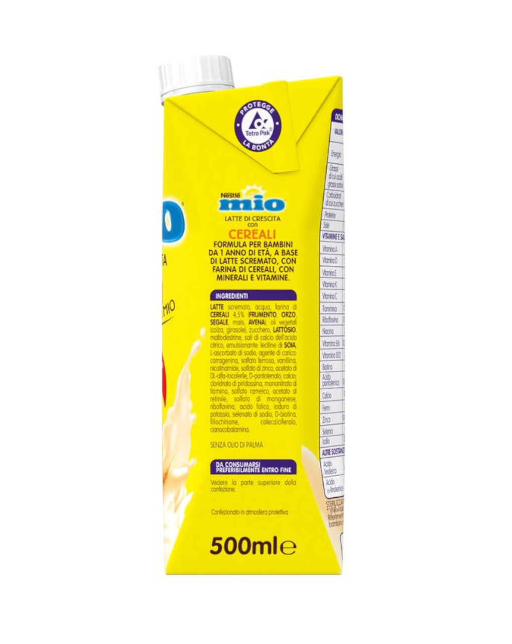 Latte di crescita mio cereali 500 ml - nestlé