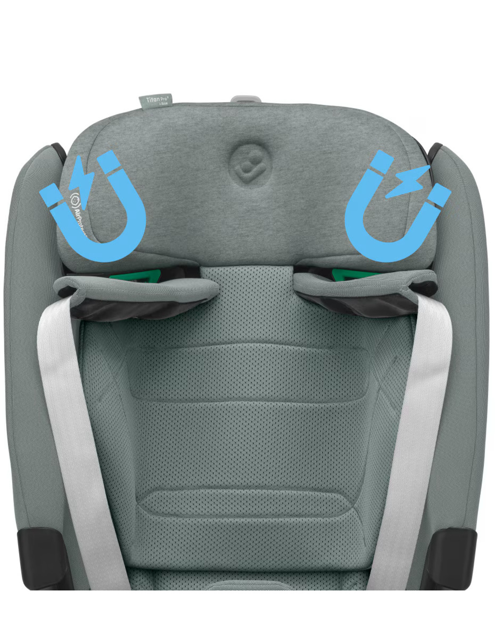 Seggiolino auto titan pro i-size authentic grey - maxi cosi