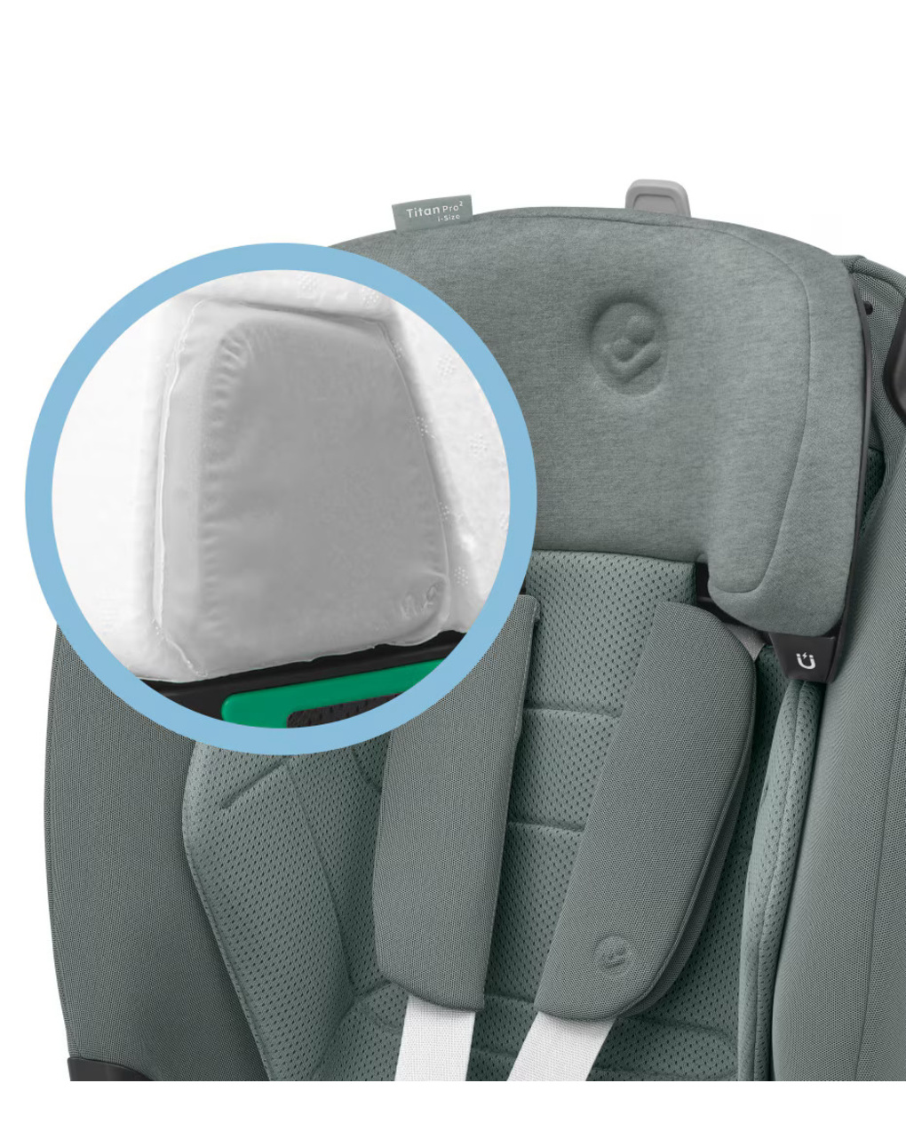 Seggiolino auto titan pro i-size authentic grey - maxi cosi