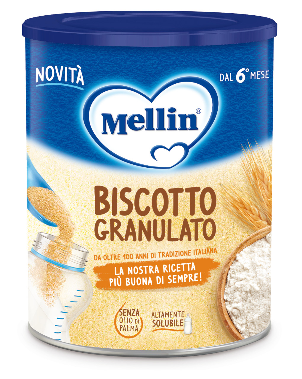 Biscotto granulato 400 g - mellin