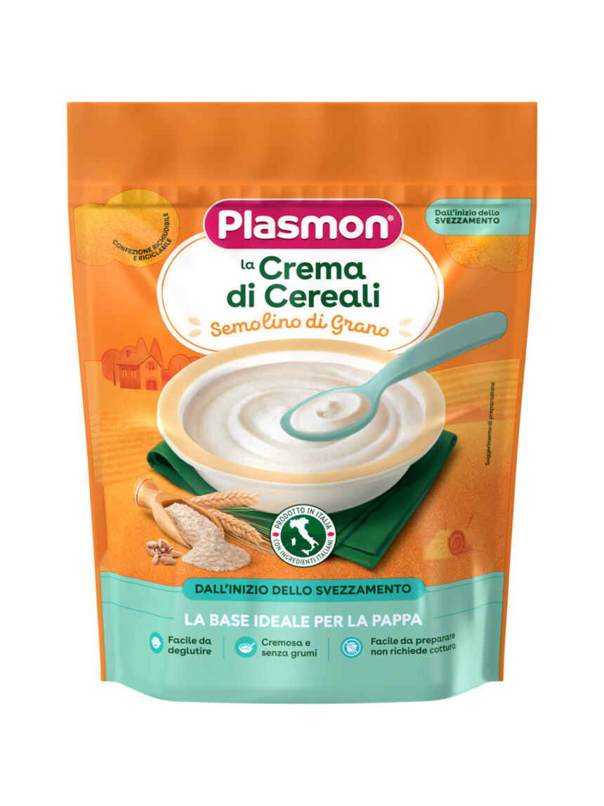 Crema di cereali semolino di grano 200gr - plasmon