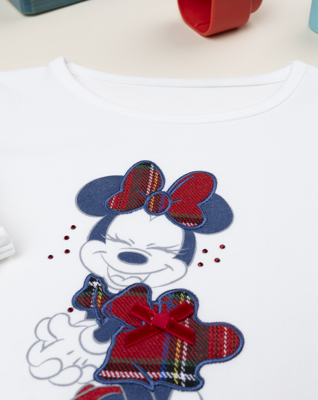 T-shirt bambina bianca minnie