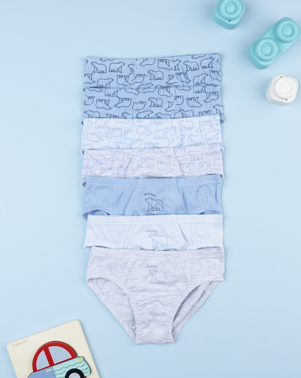 Pack 7 slip bimbo orsi