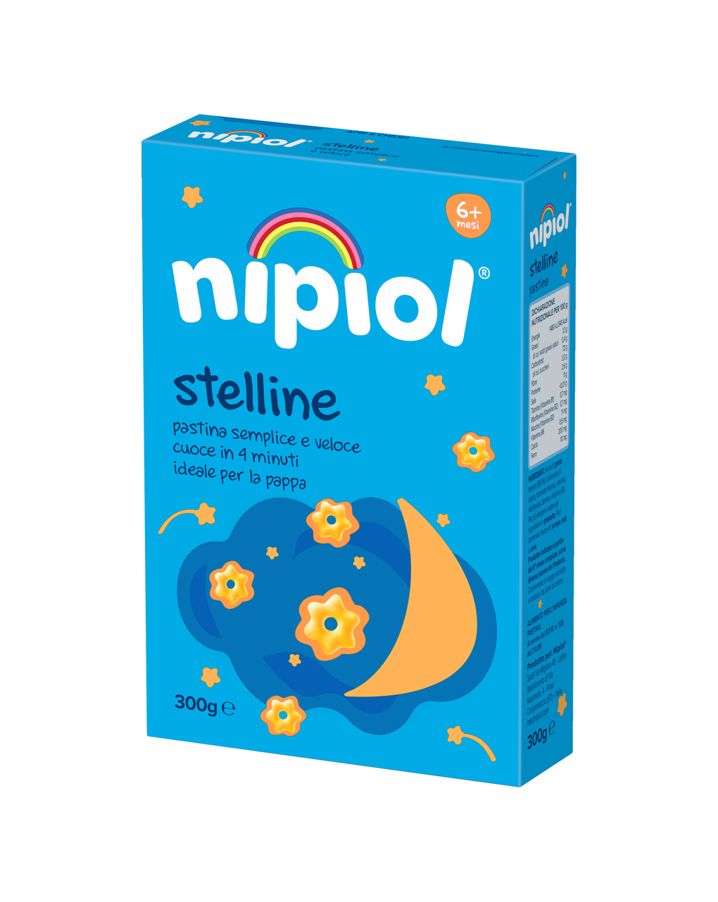 Pastina stelline 6m+ 300 gr - nipiol