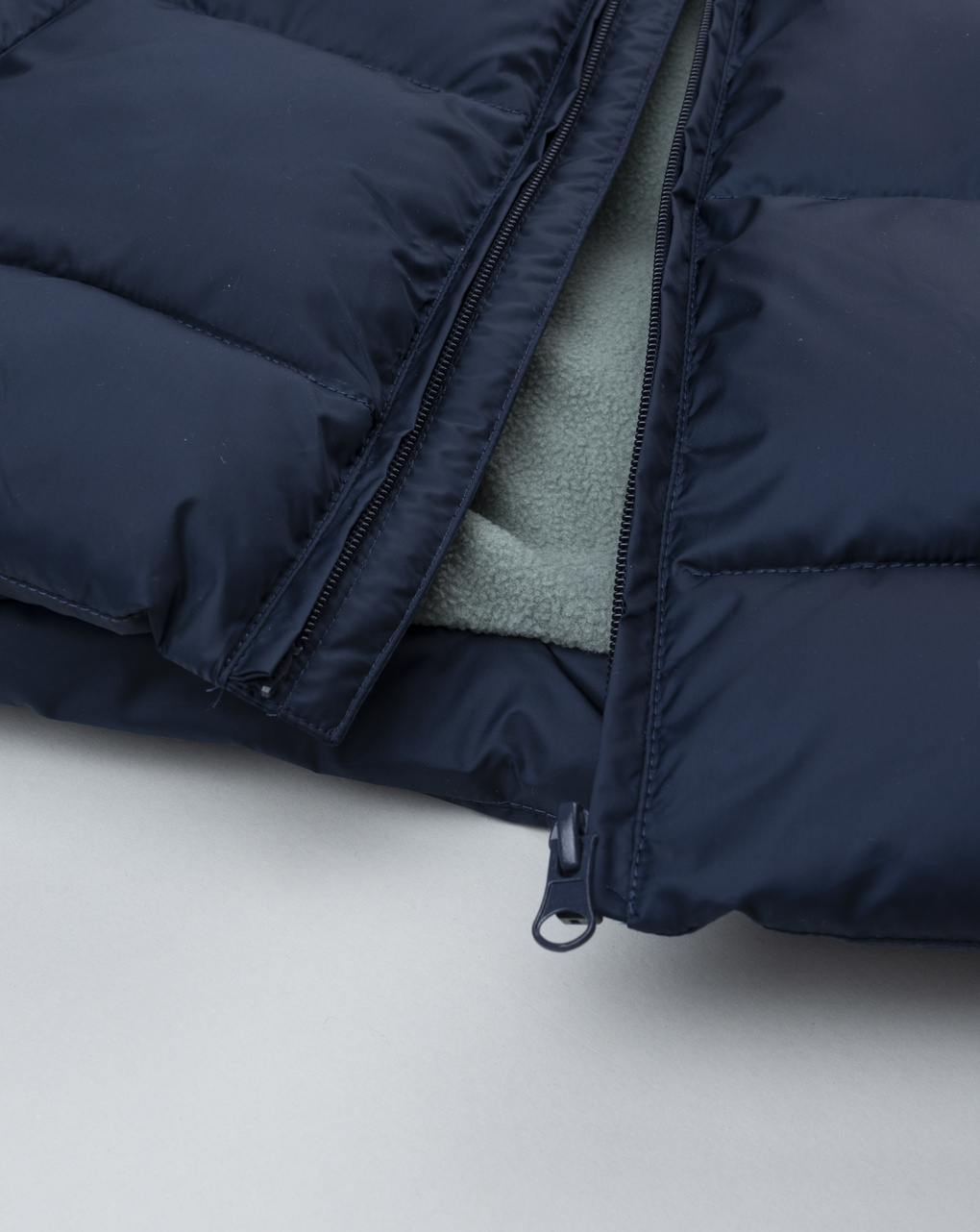 Piumino imbottito bambino blu